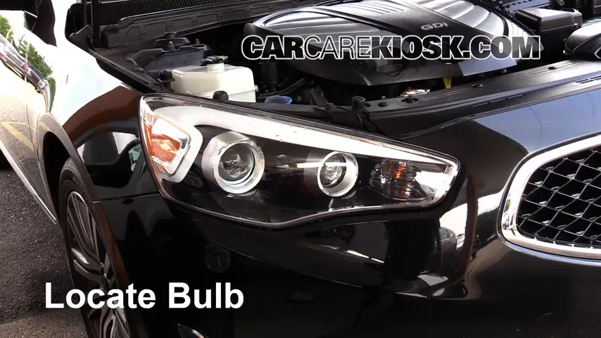 2014 Kia Cadenza Premium 3.3L V6 Lights Daytime Running Light (replace bulb)
